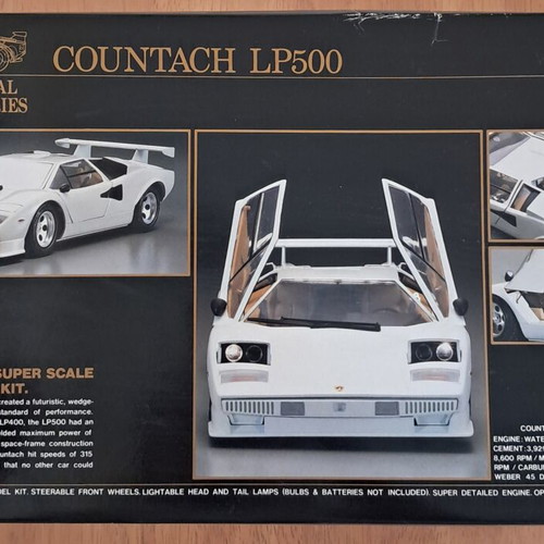 Countach LP500 High Technical Model Car Series like new