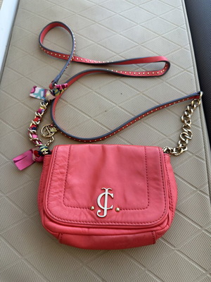 Mini bag Juice Couture like new, coral color