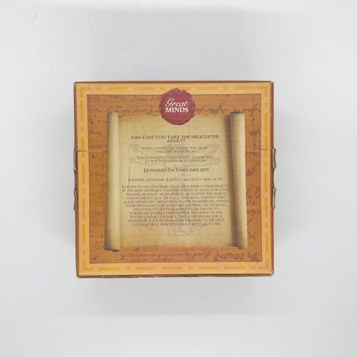 Great Minds Leonardo da Vinci Helicopter Wooden Puzzle