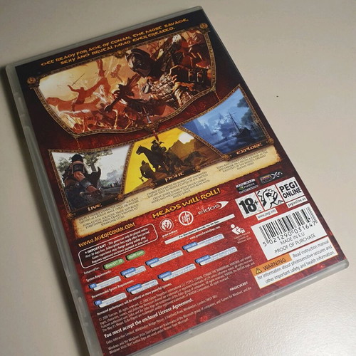 Age Of Conan PC used, 2 discs with booklet included