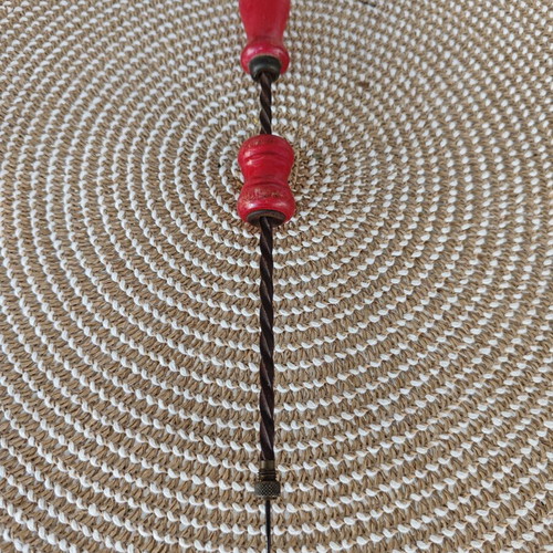 Archimedes Hand Drill used with Wooden Handles and Metal Mechanism