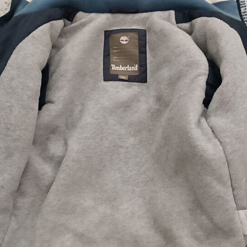Timberland kids jacket used, 3 years, gray and blue, 94 cm