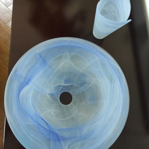 Handmade blown glass new for lampshades