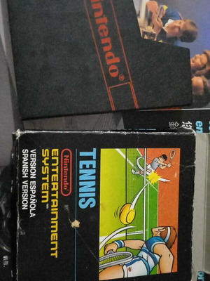 Nes Nintendo Tennis παιχνίδι κασέτα με θήκη μεταχειρισμένο, official asian version