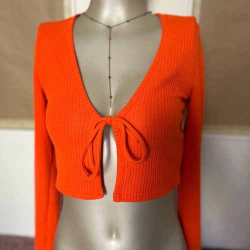 Orange jacket H&M like new, size XS