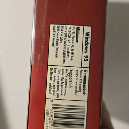 SODA Off-Road Racing PC Big Box new, sealed