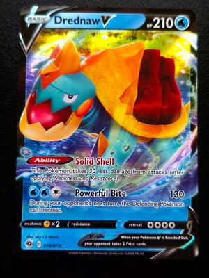 Pokemon Drednaw V 14/73 Holo από τη συλλογή Champion's Path 2020 καινούργιο