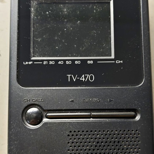 Casio TV-470D LCD pocket color television used, for parts