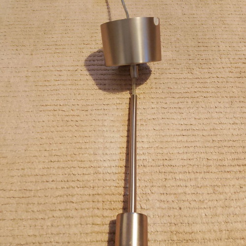 Pendant metal silver lamp holder like new for lighting fixture