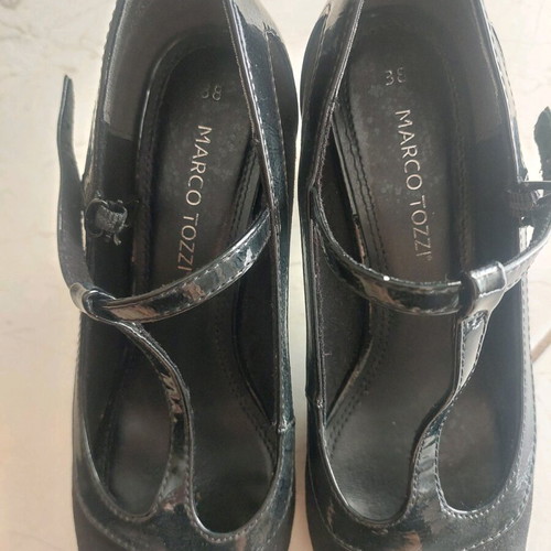 Marco Tozzi Black Shoes like new, size 38