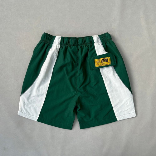 Corteiz Medium shorts new green white nylon windbreaker