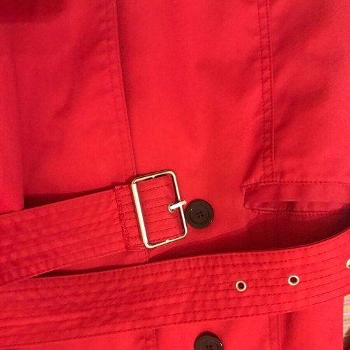 Red small trench coat used