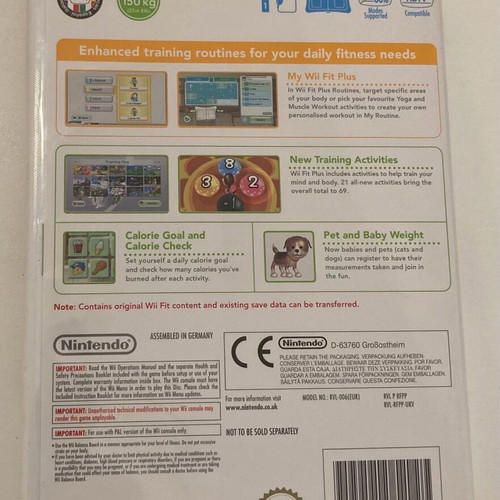 Nintendo Wii Fit in good condition Price 4 Euros