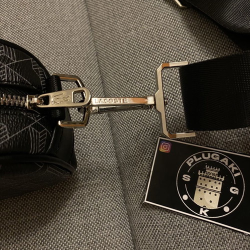 Lacoste The Blend Satchel Bag new, shoulder, black
