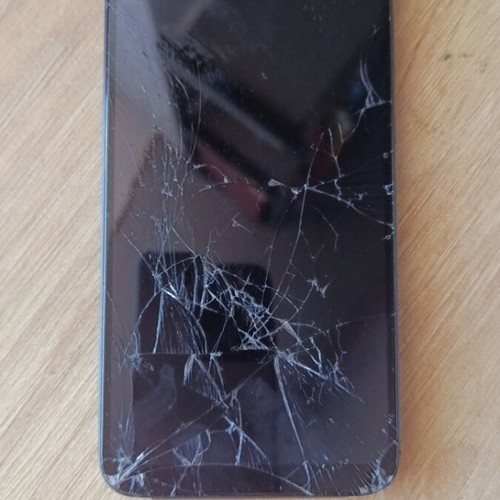 Redmi Note 8 used with cracked screen, non-functional