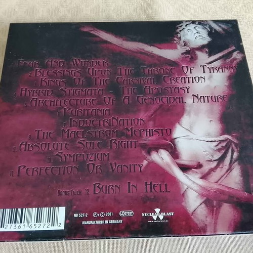 Dimmu Borgir Puritanical Euphoric Misanthropia CD used with bonus track and band poster