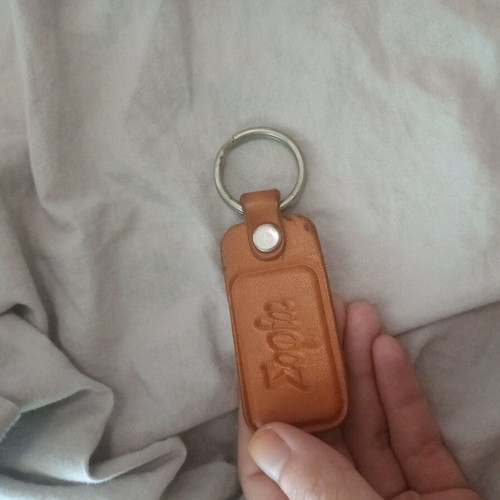 Leather keychain new with name Sofia