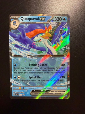 Κάρτα Quaquaval EX Pokémon SVP 035