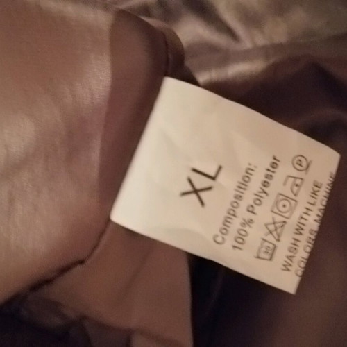 Official pink winter dress and brown fur vest like new