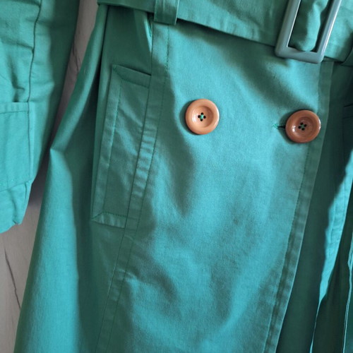 Trench coat size S/M, green