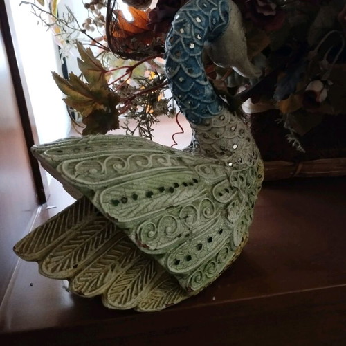 Decorative duck used, made of wood