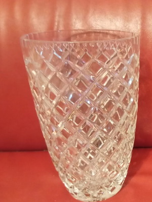 Vintage crystal vase