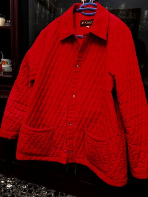 Women's outerwear jacket used, red, size 50 large