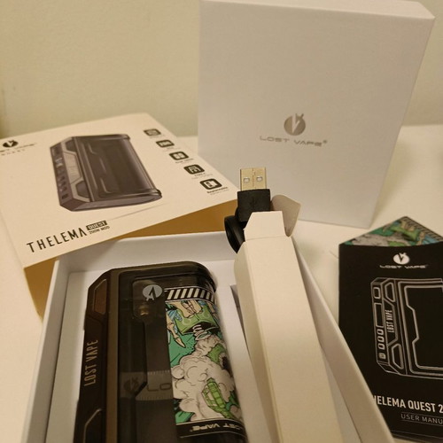 Vapefly Brunhilde 103 RTA atomizer and Thelema Quest 200W mod new