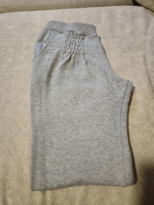 Winter sportswear tracksuit used, gray, size small