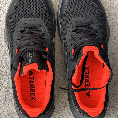 Adidas Terrex Tracefinder Size 44 New Black Sports Shoes