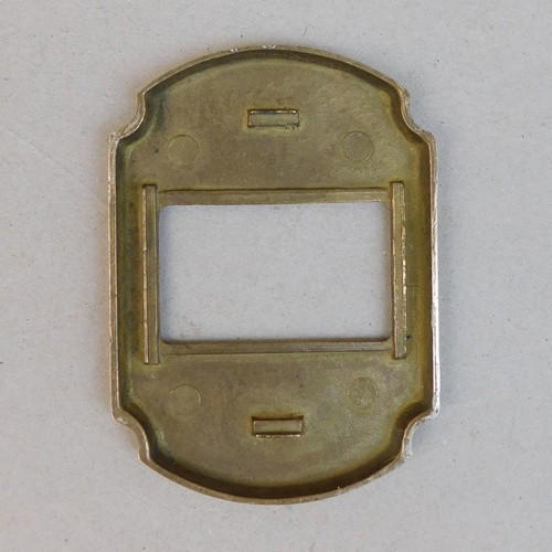 Decorative brass front plate