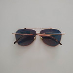 Dolce & Gabbana aviator sunglasses with yellow mirror lenses