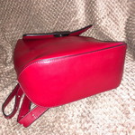 Zara Basic backpack red leatherette like new