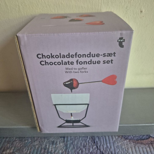 Chocolate fondue set new in box