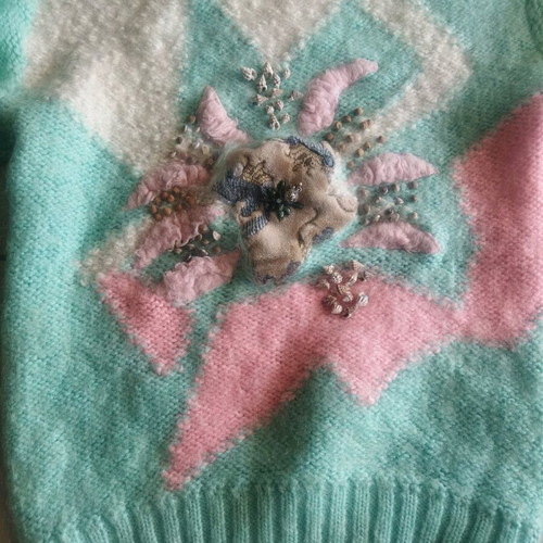 Vintage L. C. Oswal sweater like new, multicolored