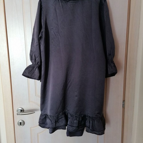Paolo Casalini dress satin cotton purple size L like new