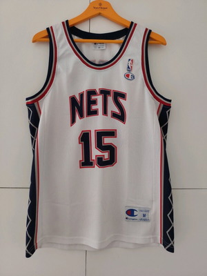 NBA New Jersey Nets Vince Carter jersey used, size Medium