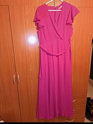 Dress used fuchsia, size XL, length 140 cm