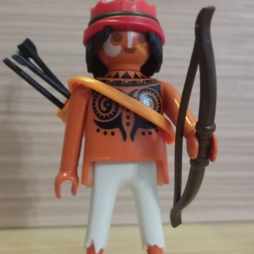 Playmobil Indian with Horse figure like new