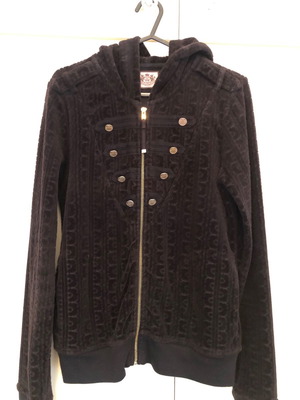 Juicy Couture women's cardigan used, black, size M