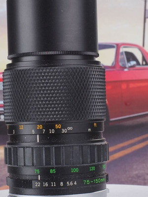 Olympus om-system zuiko auto-zoom 75-150mm f/4 manual lens