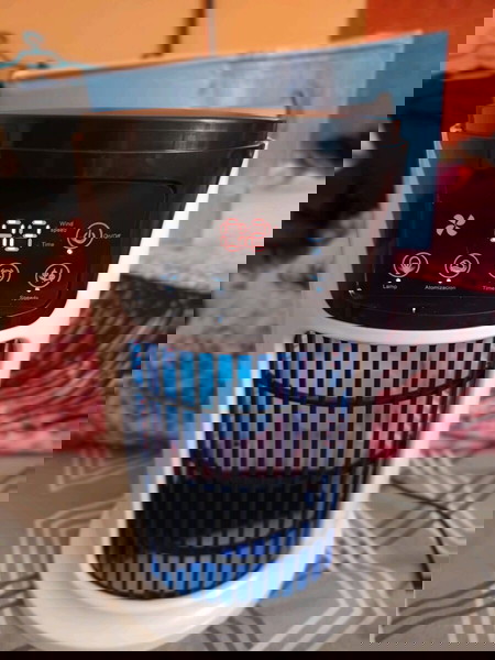 Mini Ανεμιστήρας - Υγραντήρας με LED