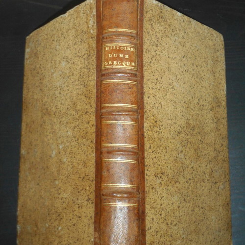 Histoire d'une Grecque book used, 18th century novel with engravings