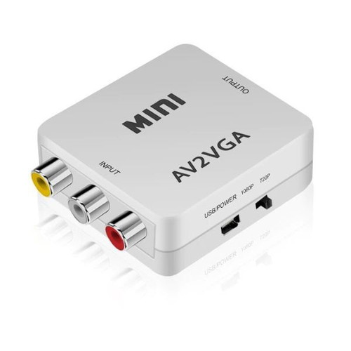 Active AV RCA to VGA adapter with warranty new