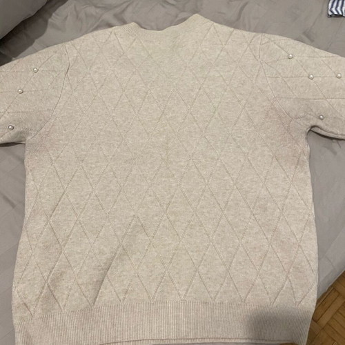 Pullover new, beige, size S