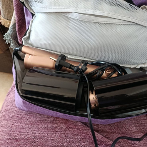BaByliss Rotating Hair Brush Rose Gold like new