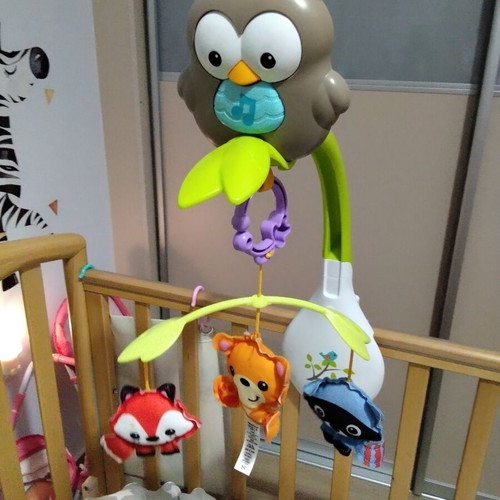 Fisher-Price Musical Rotating Crib Mobile 3 in 1 used