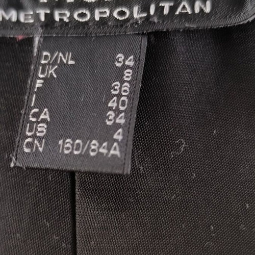 Mexx Metropolitan blouse like new, black multicolor, size XS/S