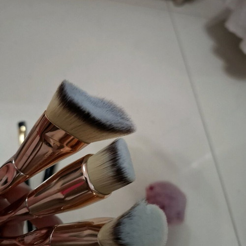 Makeup brushes new, set