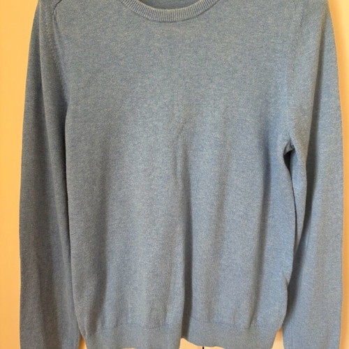 Men's GAP shirt used, blue, size medium, cotton cashmere